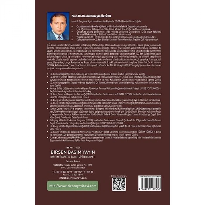 Tarımsal Üretimde Teknoloji Kullanımı / Prof. Dr. Hasan Hüseyin Öztürk