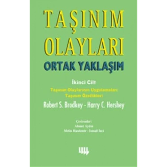 Taşınım Olayları Ortak Yaklaşım 2.Cilt