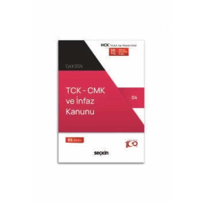 TCK – CMK ve İnfaz Kanunu (Cep Kitabı)