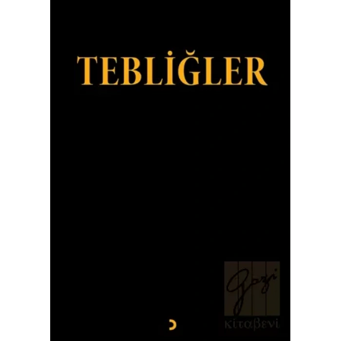 Tebliğler