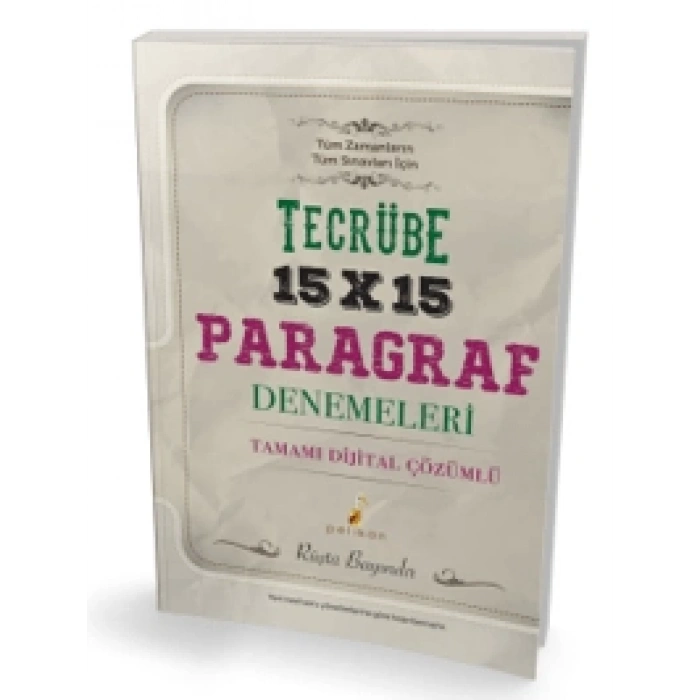 Tecrübe 15x15 Paragraf Denemeleri