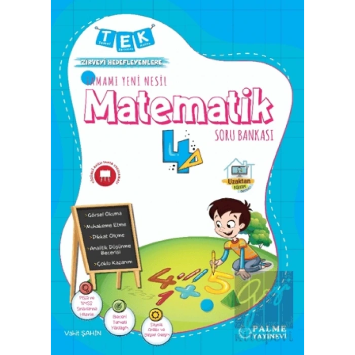 Tek 4.Sınıf Tamamı Yeni Nesil Matematik Soru Bankası