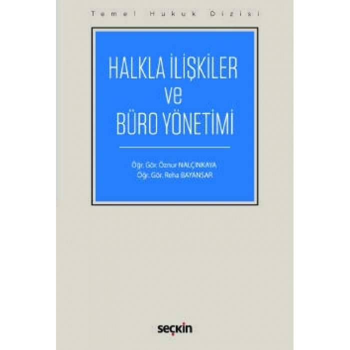 Temel Hukuk DizisiHalkla İlişkiler ve Büro Yönetimi (THD)