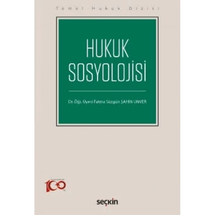 Temel Hukuk DizisiHukuk Sosyolojisi (THD)