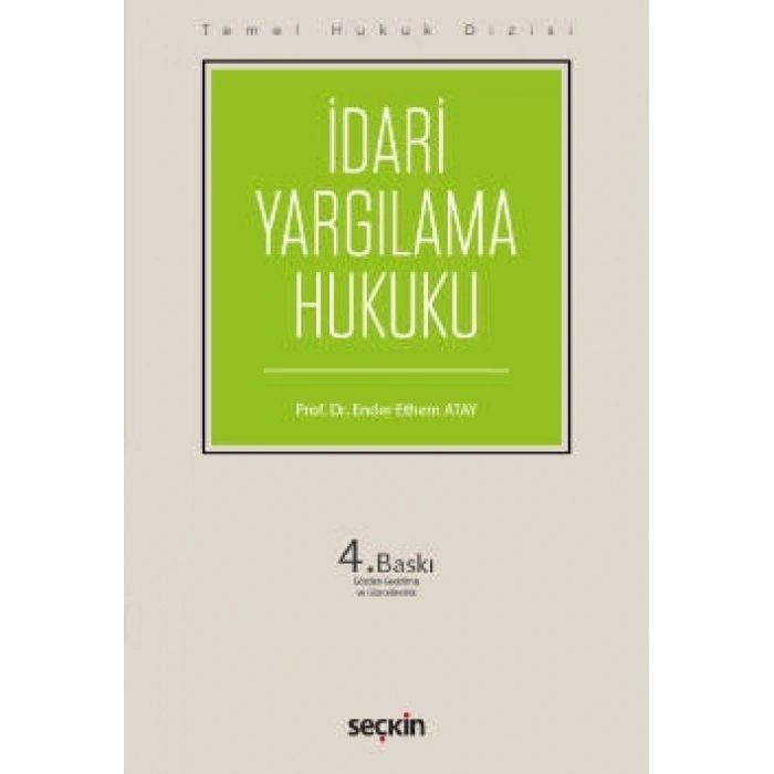 Temel Hukuk Dizisiİdari Yargılama Hukuku (THD)