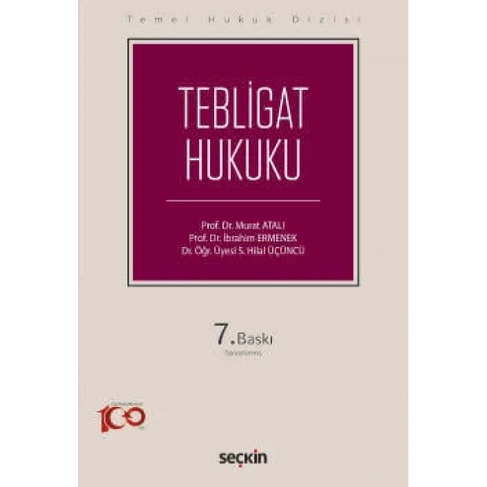 Temel Hukuk DizisiTebligat Hukuku (THD)
