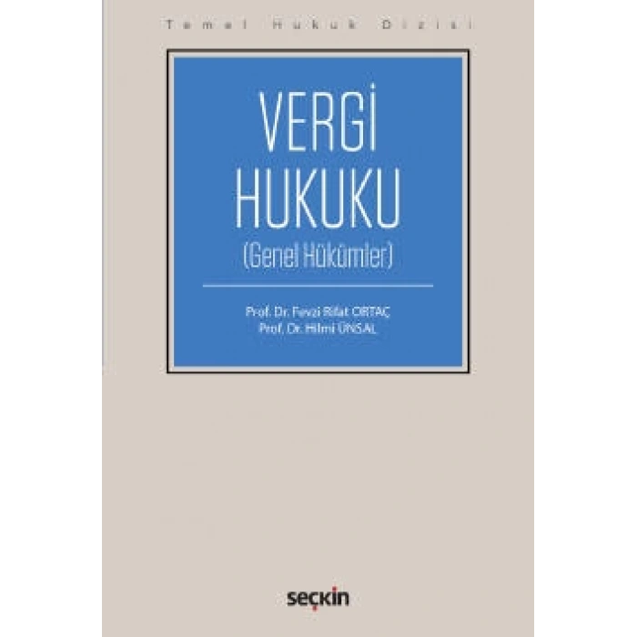 Temel Hukuk DizisiVergi Hukuku Genel Hükümler (THD)