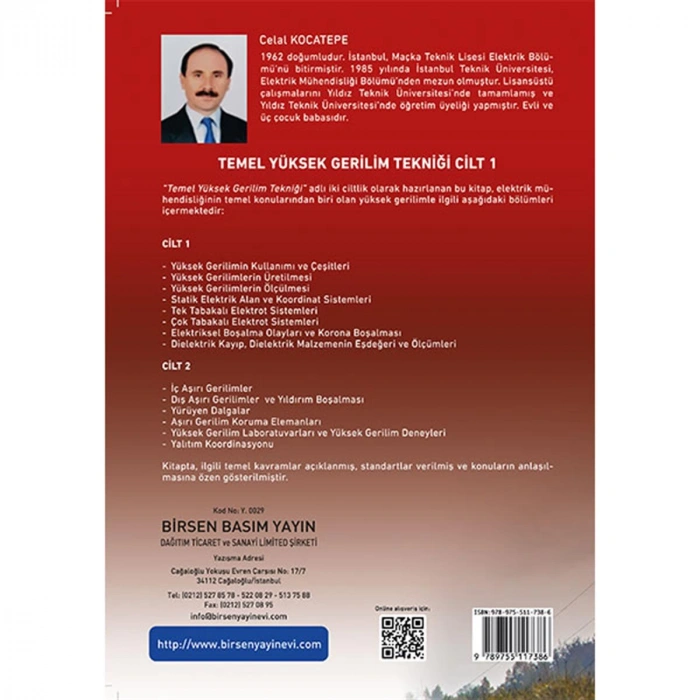 Temel Yüksek Gerilim Tekniği Cilt 1 / Prof. Dr. Celal Kocatepe