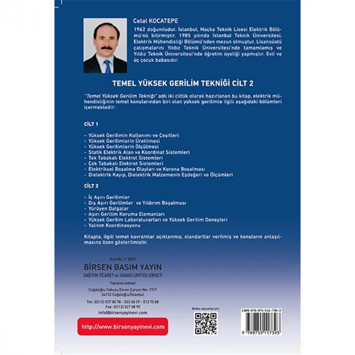 Temel Yüksek Gerilim Tekniği Cilt 2 / Prof. Dr. Celal Kocatepe