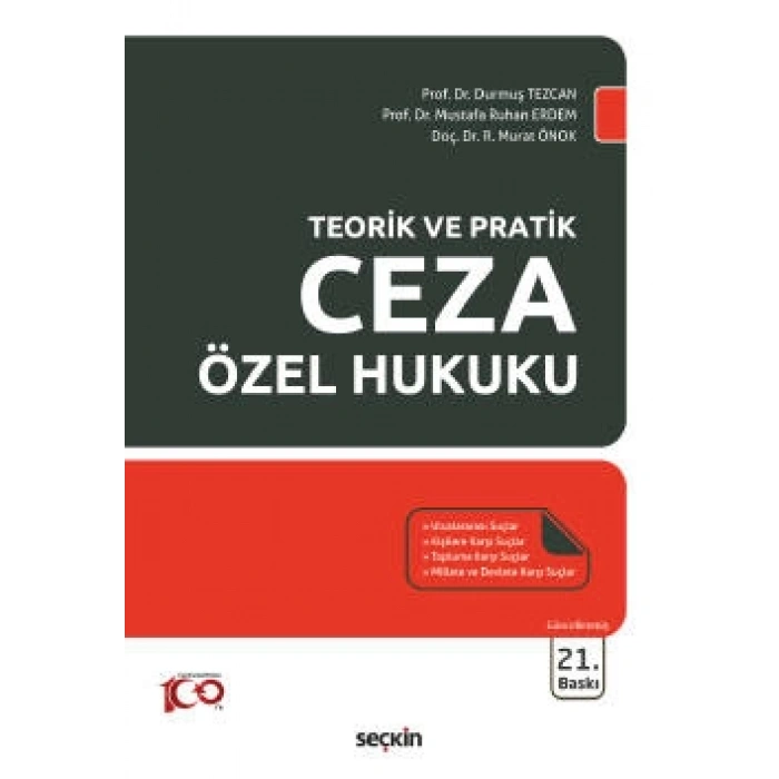 Teorik ve PratikCeza Özel Hukuku