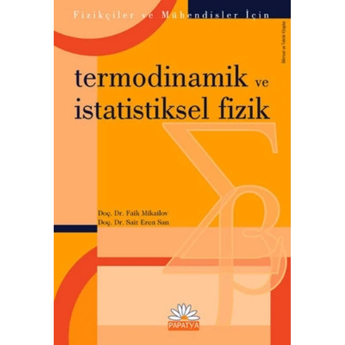 TERMODİNAMİK VE İSTATİSTİKSEL FİZİK