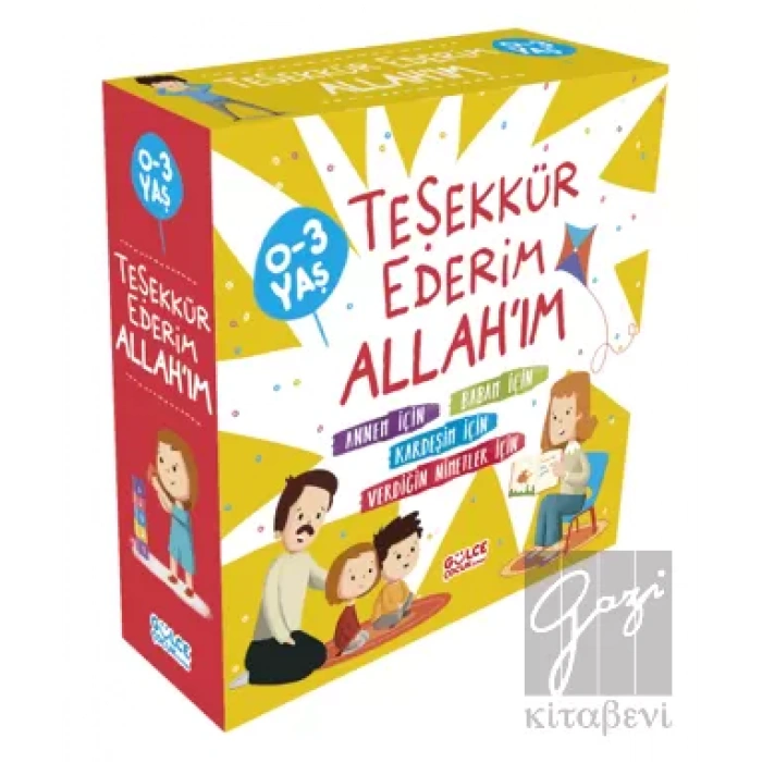 Teşekkür Ederim Allahım (4 Kitap Takım)