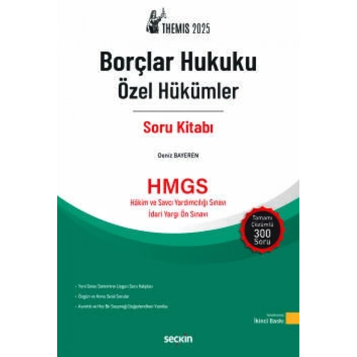 THEMIS –Borçlar Hukuku Özel Hükümler Soru Kitabı