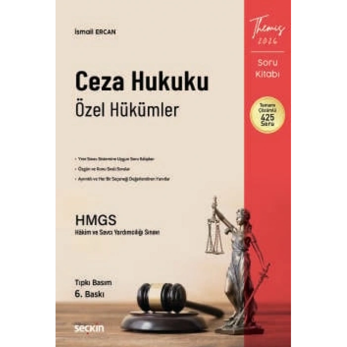 THEMIS – Ceza Hukuku Özel Hükümler Soru Kitabı Tıpkı Basım