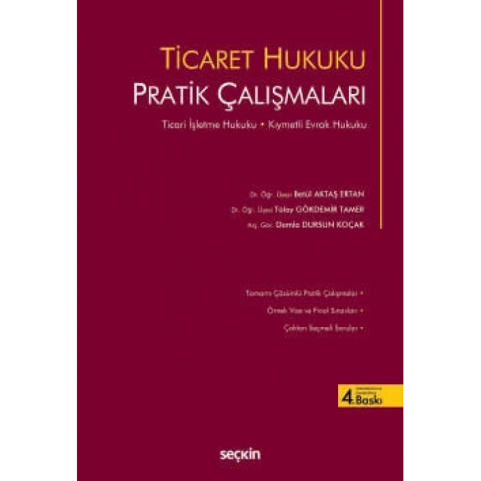 Ticaret Hukuku Pratik Çalışmaları