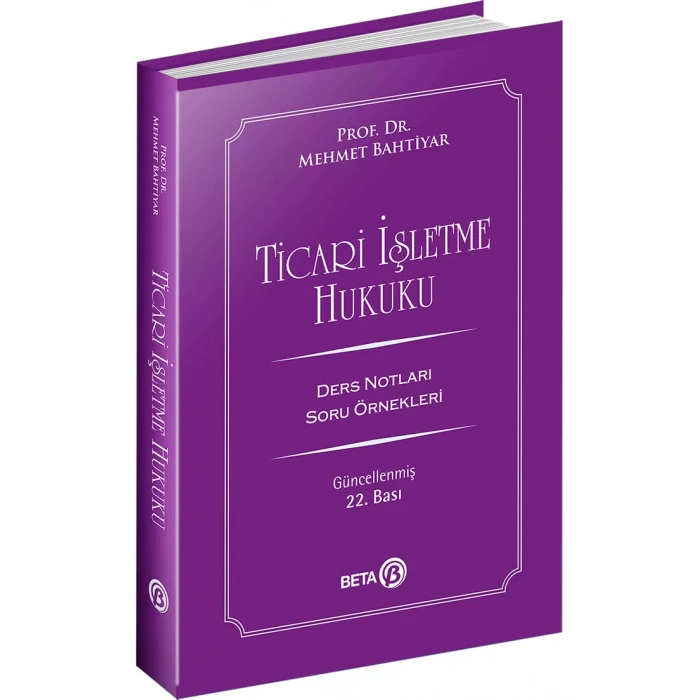 Ticari İşletme Hukuku Ders Notları