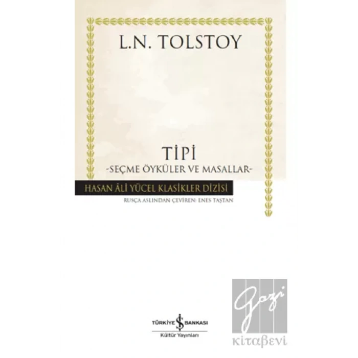 Tipi – Seçme Öyküler Ve Masallar