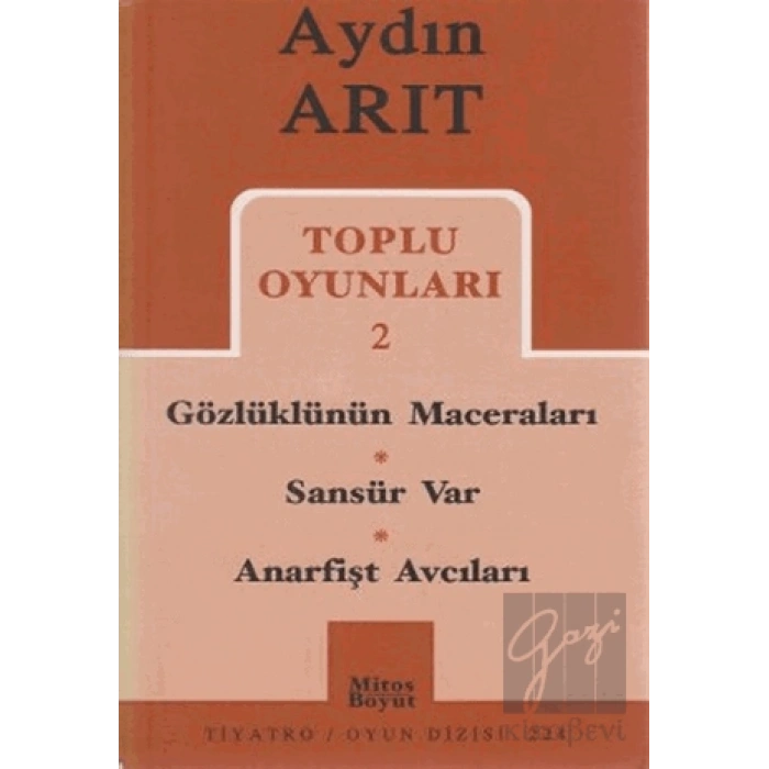 Toplu Oyunları 2 Gözlüklünün Maceraları / Sansür Var / Anarfişt Avcıları