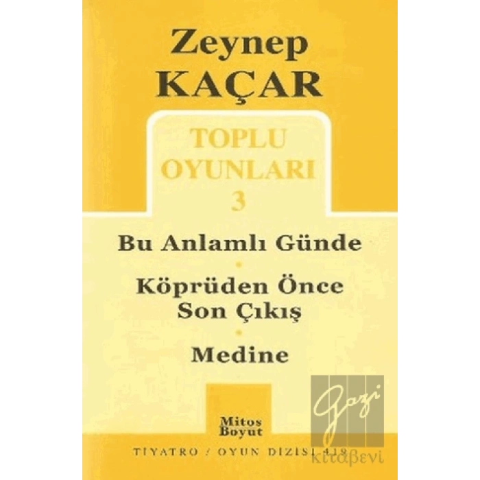 Toplu Oyunları 3 - Bu Anlamlı Günde - Köprüden Önce Son Çıkış - Medine