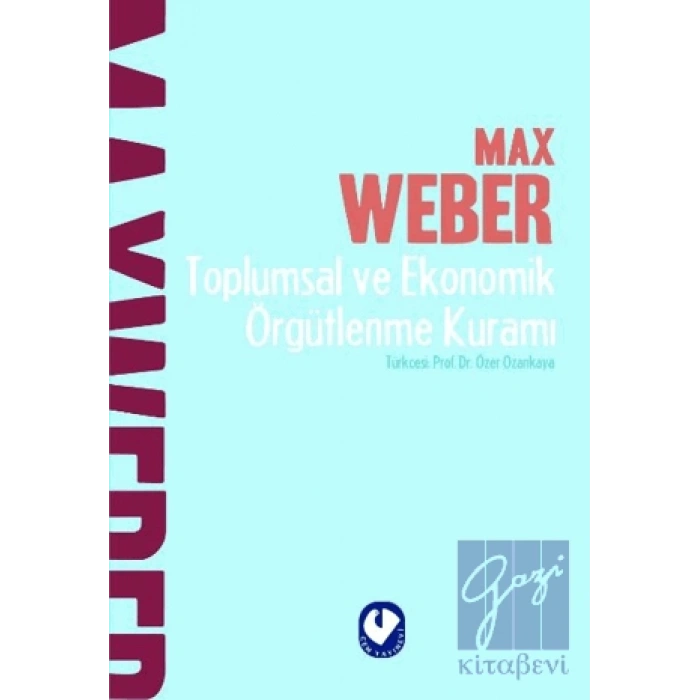 Toplumsal ve Ekonomik Örgütlenme Kuramı