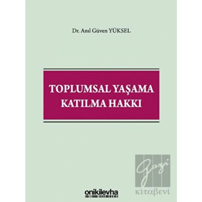 Toplumsal Yaşama Katılma Hakkı