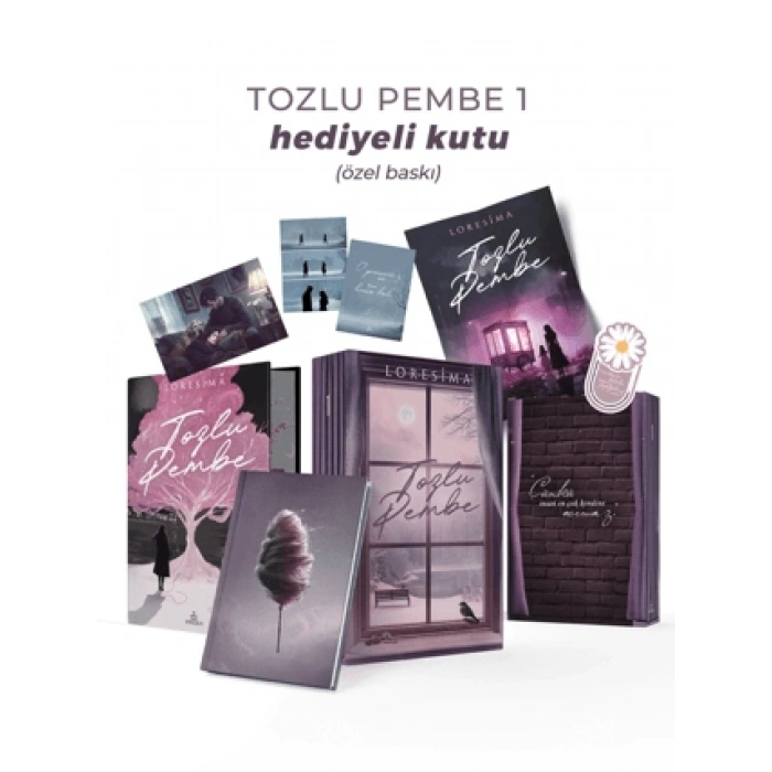 Tozlu Pembe 1 (Yan Boyamalı Hediyeli Kutu)