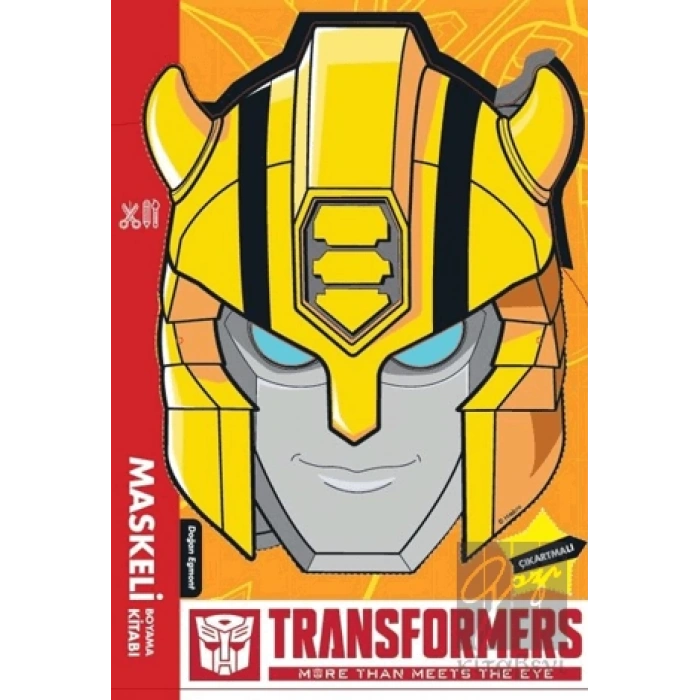 Transformers Maskeli Boyama Kitabı