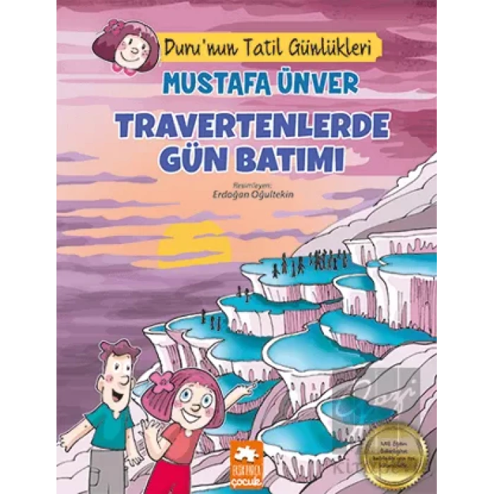 Travertenlerde Gün Batımı