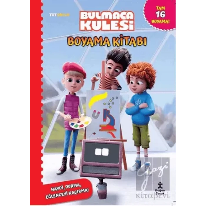 TRT Çocuk - Bulmaca Kulesi Boyama Kitabı