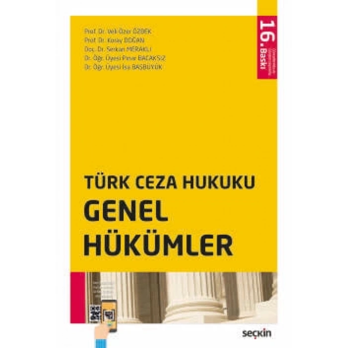Türk Ceza Hukuku Genel Hükümler