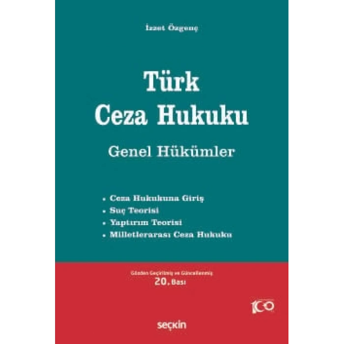 Türk Ceza Hukuku Genel Hükümler