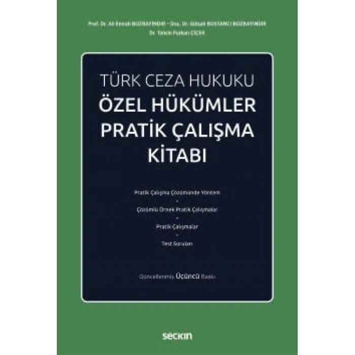 Türk Ceza Hukuku Özel Hükümler Pratik Çalışma Kitabı