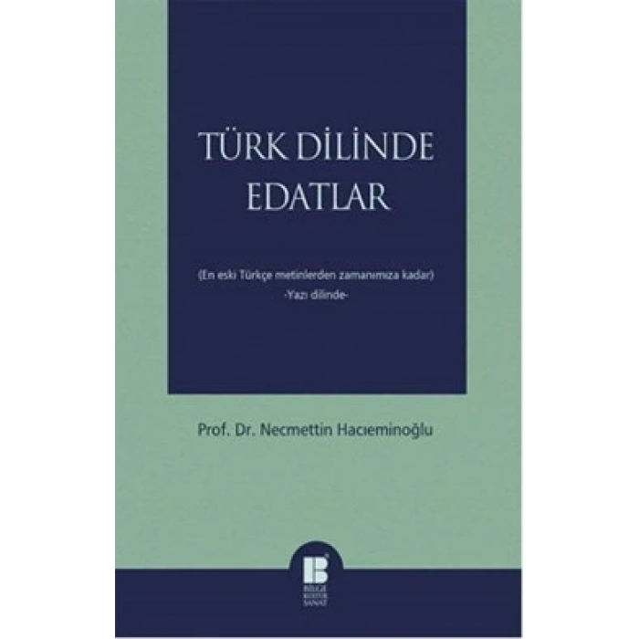 Türk Dilinde Edatlar