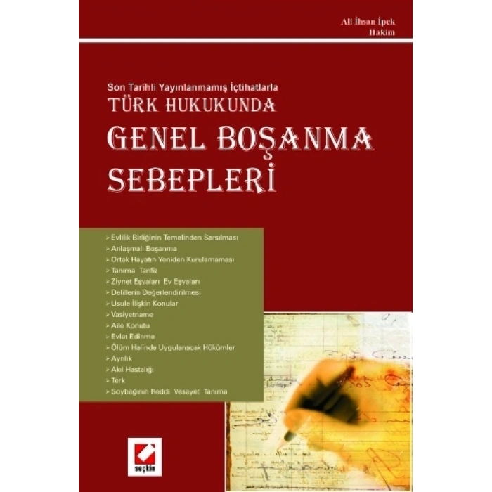 Türk Hukuku'ndaGenel Boşanma Sebepleri