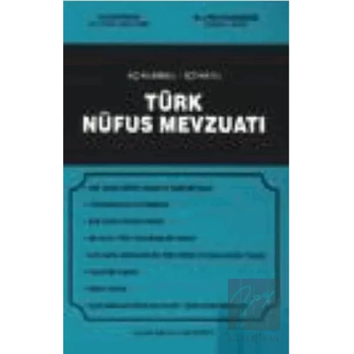 Türk Nüfus Mevzuatı Ve Nüfus Davaları