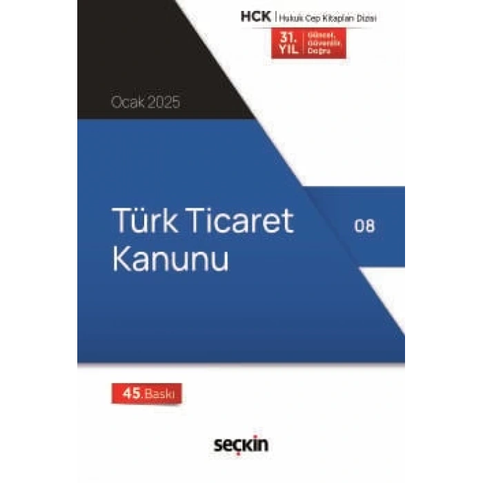 Türk Ticaret Kanunu (Cep Kitabı)