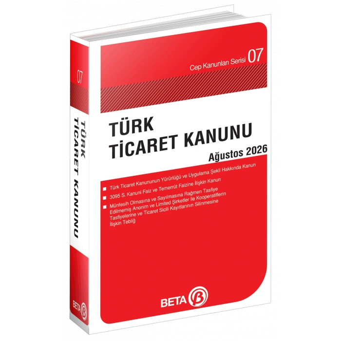 Türk Ticaret Kanunu Cep Serisi 2026