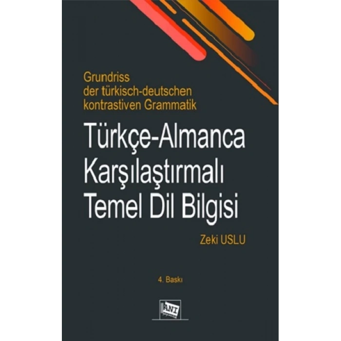 Türkçe-Almanca Karşılaştırmalı Temel Dilbilgisi
