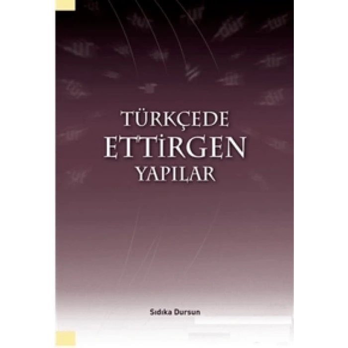 Türkçede Ettirgen Yapılar