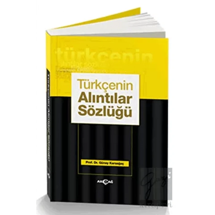 Türkçenin Alıntılar Sözlüğü