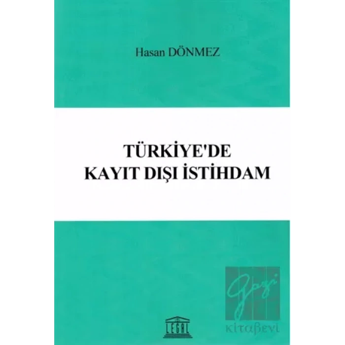 Türkiyede Kayıt Dışı İstihdam