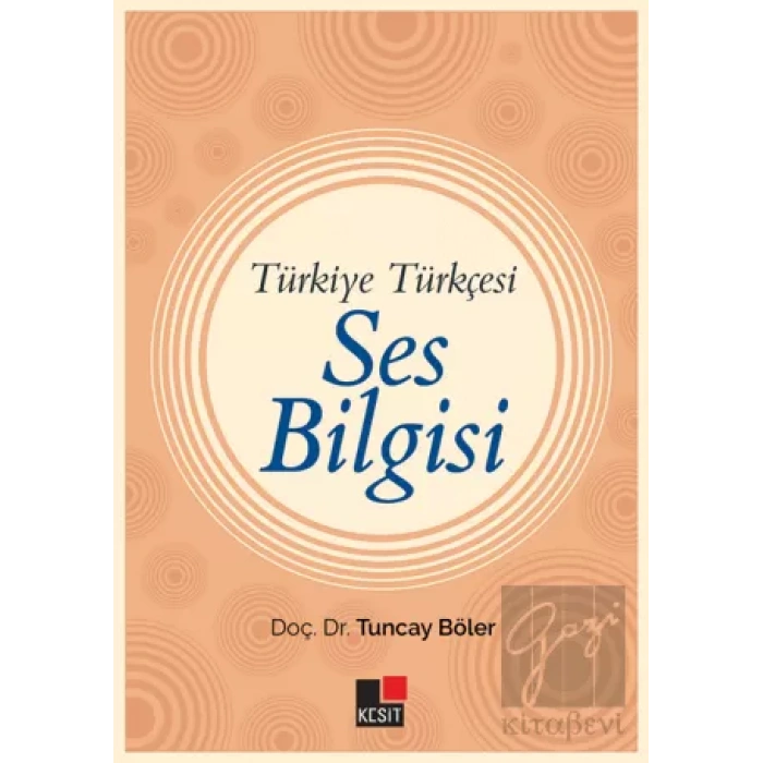 Türkiye Türkçesi Ses Bilgisi