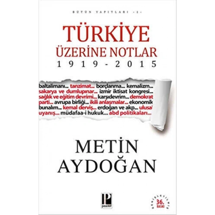Türkiye Üzerine Notlar
