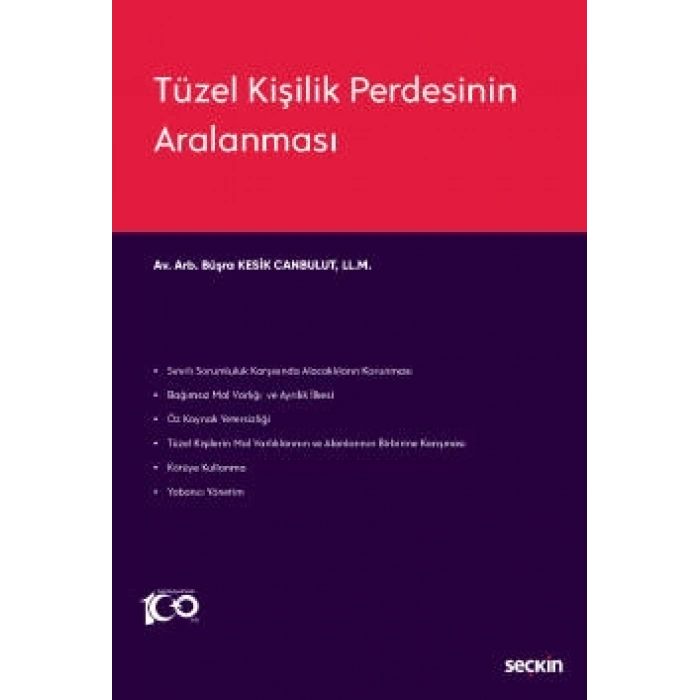 Tüzel Kişilik Perdesinin Aralanması