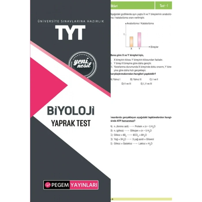 TYT BİYOLOJİ YAPRAK TEST