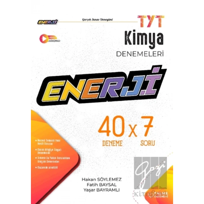 TYT Enerji Kimya 40 X 7 Deneme Kitabı