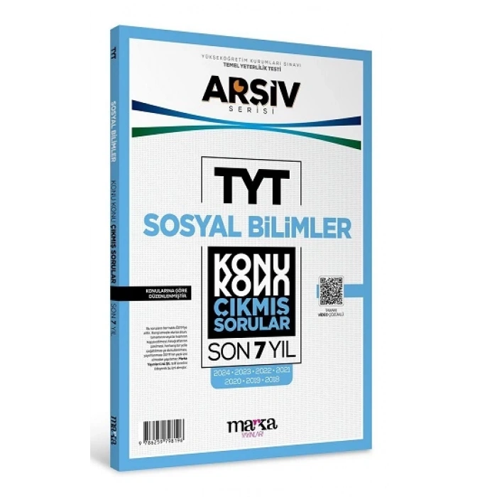 TYT SOSYAL BİLİMLER Konu Konu ÇIKMIŞ SORULAR Son 7 Yıl