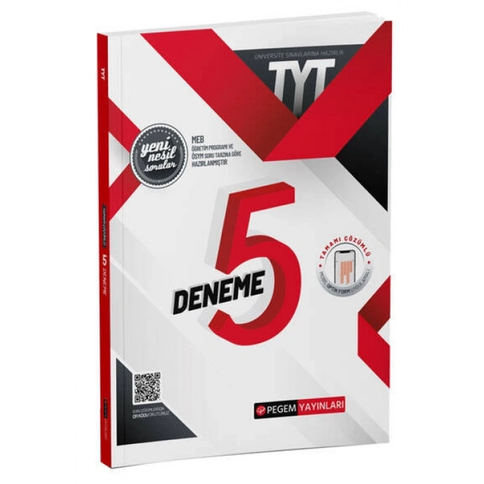 TYT Tamamı Çözümlü 5 Deneme Sınavı