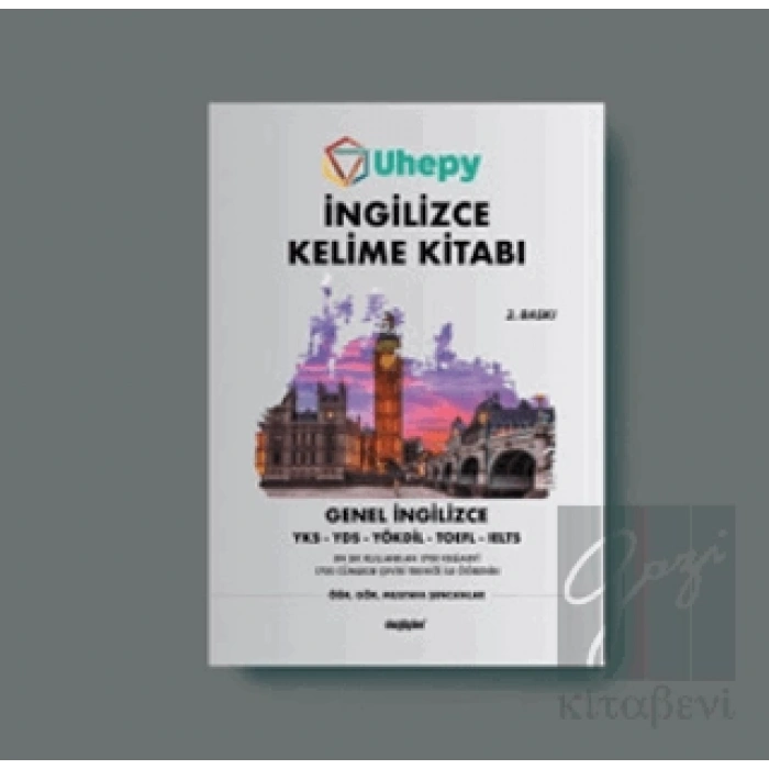 Uhepy İngilizce Kelime Kitabı