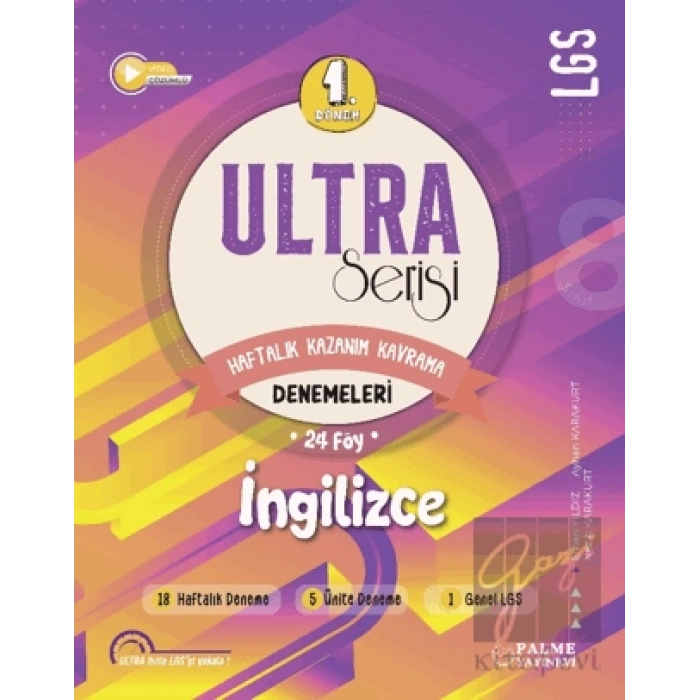 Ultra Serisi LGS 1. Dönem İngilizce Denemeleri